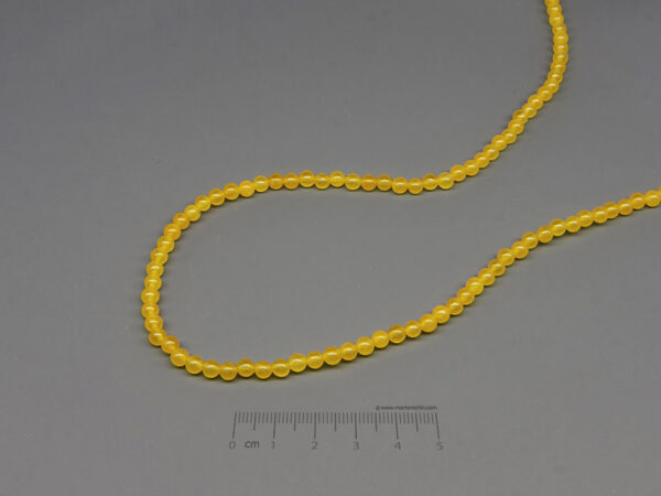 Ахат жълт - 4mm