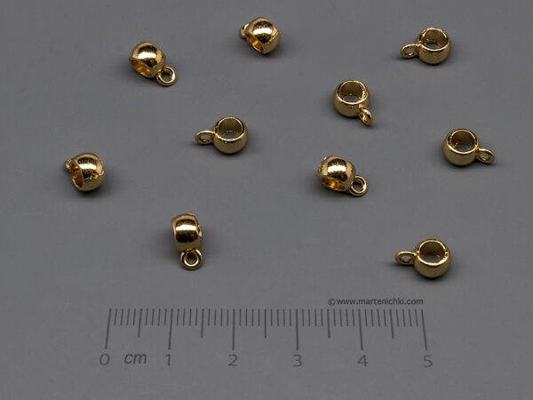 Буре 6x4mm, халка 1.5mm, отвор 3.5mm - 100 бр.