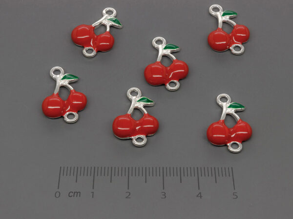 Черешки 20.5x13mm, отвор халки 2.2mm - 5 бр.