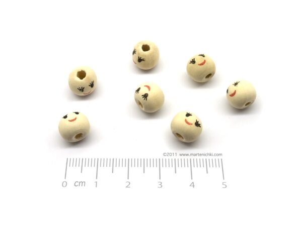 Дървени главички 2 d=10mm отвор 3.5mm - 50бр.