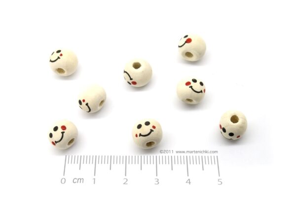 Дървени главички d=10mm отвор 3.5mm - 50бр.