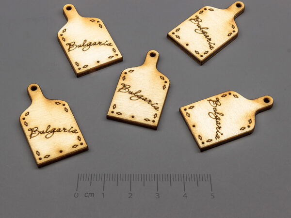 Дъска 35x20x3.5mm, отвор 2mm - 100 бр.