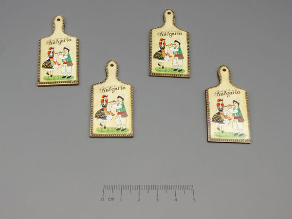 Дъска, 49x23.5mm, дебелина 2mm, отвор 1.8mm - 10 бр.