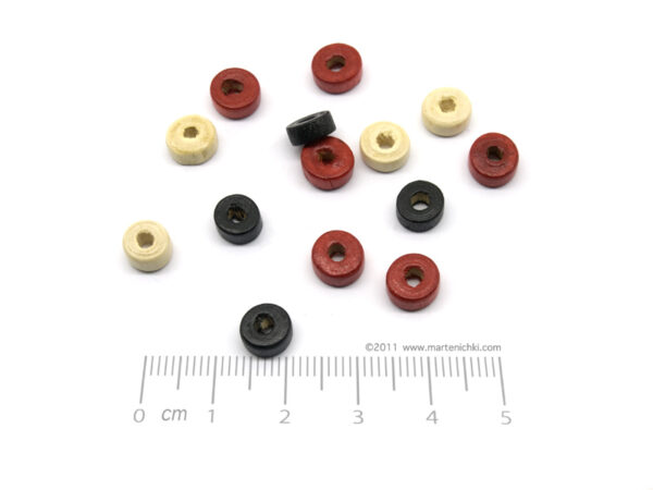 Диск 8х4mm, отвор 3mm - 50g ≈ 640 бр.