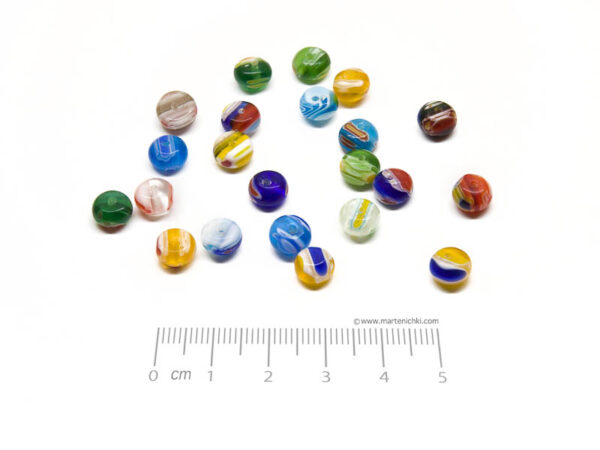 Диск - цветен d=8mm, отвор 1mm - 10бр.