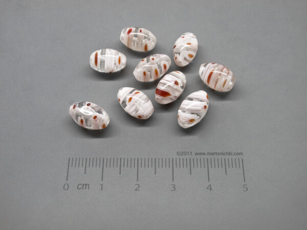Фасулчета 13х8mm, отвор 1mm - 10бр.