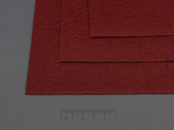 Филц  2mm бордо 190x290mm - 10 бр.