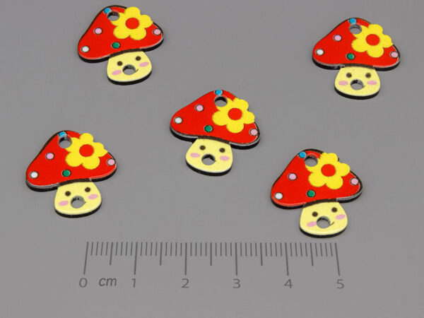 Гъбка 18.5x19.5x1.8mm, отвори 2.5mm - 10 бр.