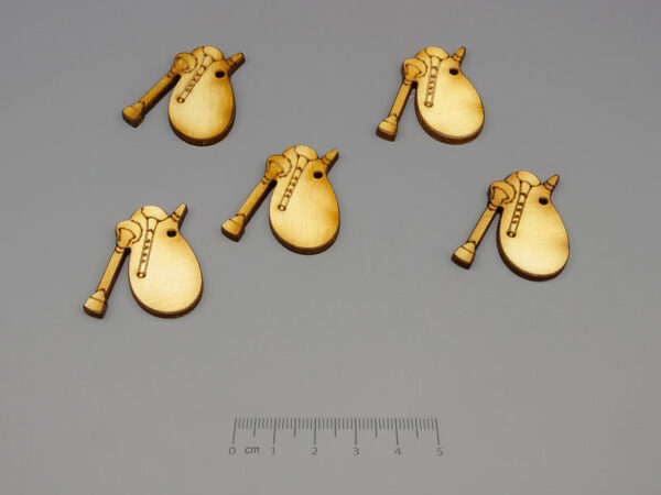 Гайда, 30.5x29.5x3mm, отвор 1.8mm - 10 бр.
