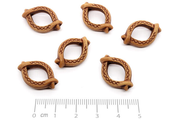 Халка 21x14x4mm, отвор 1.8mm - 500g ≈ 760 бр.