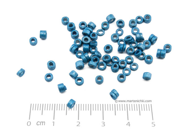 Халки - сини d=4mm, отвор 1.8mm - 5g ≈ 270бр.