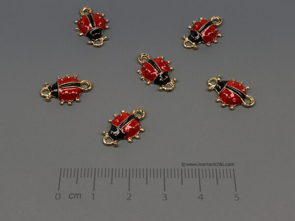 Калинка 11x15.5mm, отвор халки 1.5mm - 5бр.