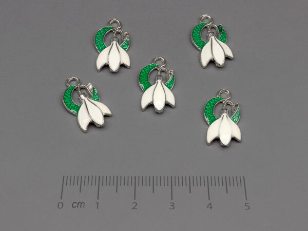Кокиче 18x10mm, отвор халка 2mm - 50 бр.