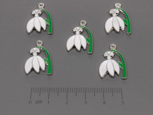 Кокиче 24x15.5mm, отвор халка 2mm - 50 бр.