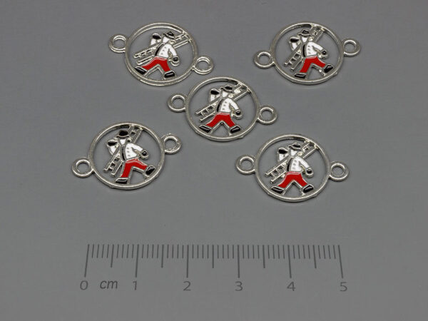Коминочистач в кръг 22x15mm, отвор халки 2mm - 50 бр.