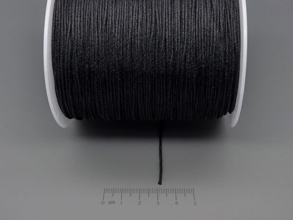 Копринен конец черен 1mm - 260m
