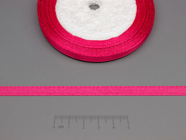 Лента сатен циклама 6mm ≈ 25 ярда