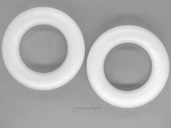 Обръч от стиропор сплескан d=15cm - 50 бр.
