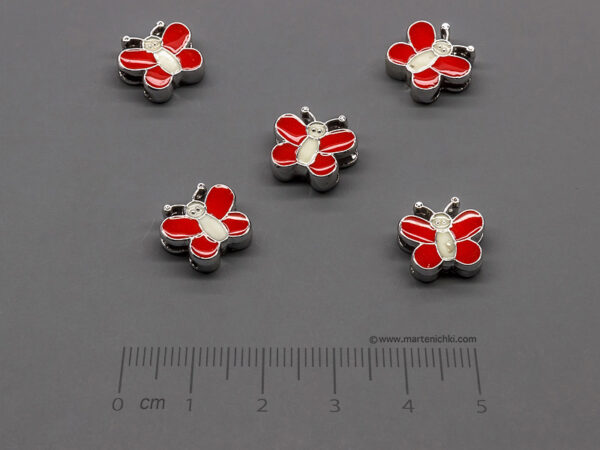 Пеперуда 12.5x12x5mm, отвор 6x2mm - 50 бр.