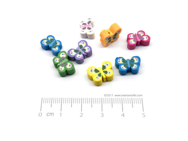 Пеперуди 9х13х4mm, отвор 1mm - 10бр.
