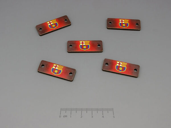 Плочки с отбори, 35x13mm, дебелина 3mm, отвори 3mm - 10 бр.