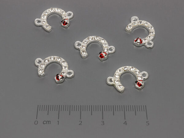 Подкова с калинка 20x13mm, отвор халки 1.7mm - 5 бр.