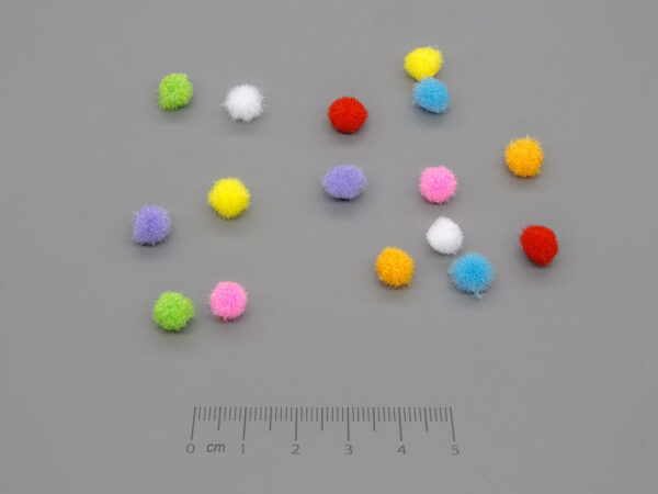 Помпон - микс d=7mm - 1000 бр.