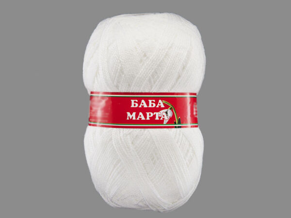 Прежда Катрина - бяла - 200g