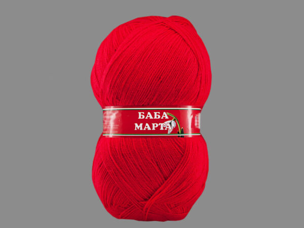 Прежда Катрина - червена - 200g