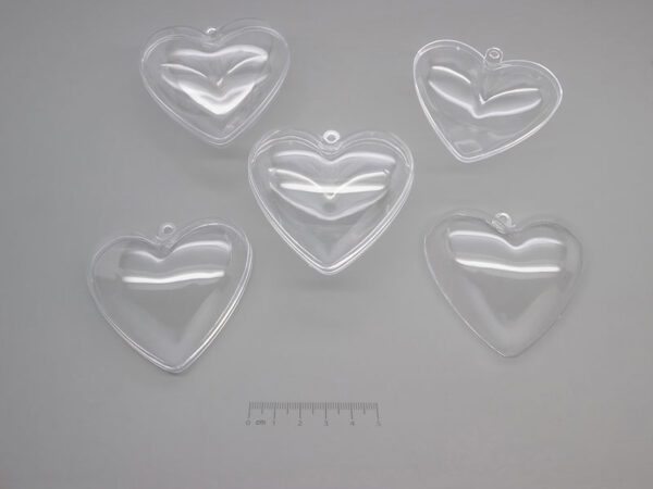 Сърце PVC 70x67x42mm - ПРЕОЦЕНЕНO с леки транспортни драскотини на места - 1 бр.