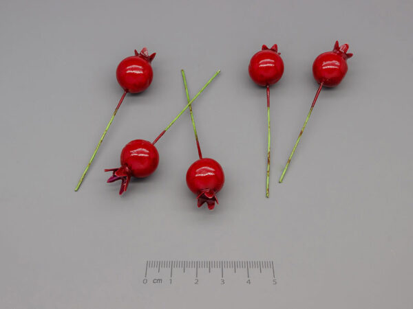 Шипка от стиропор червена d=15mm, височина 19mm - 100 бр.