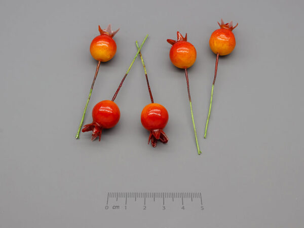 Шипка от стиропор оранжево и жълто d=15mm, височина 21mm - 100 бр.