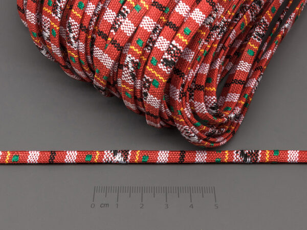 Шнур плосък 5mm ≈ 100m