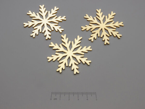 Снежинка 51x51x1.8mm - 5 бр.