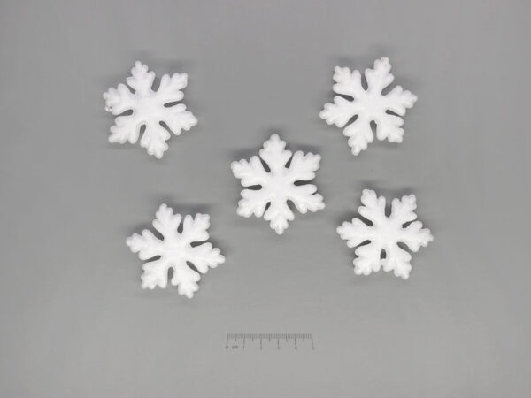 Снежинка от стиропор 59x50x12mm - 50 бр.