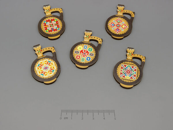 Стомна микс, 43x28mm, дебелина 3mm - 10 бр.