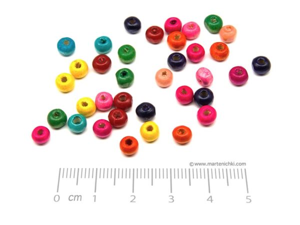 Топче d=5mm, отвор 2mm - 50g ≈ 1240 бр.