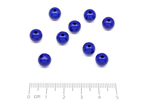 Топче тъмно синьо d=8mm, отвор 1.5mm - 500g ≈ 1720 бр.