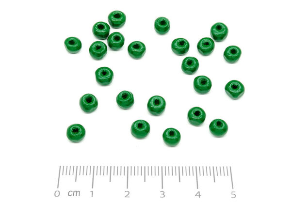 Топче зелено d=5.5mm, отвор 1.5mm - 50g ≈ 1068 бр.