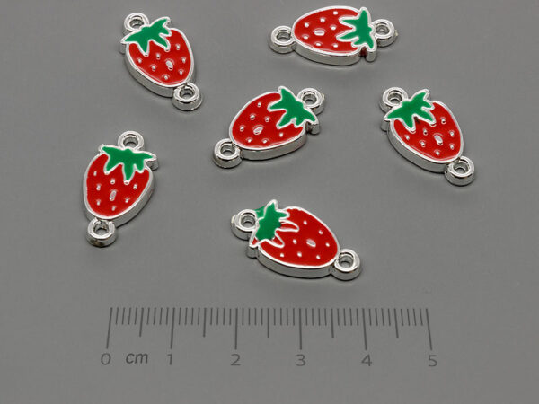 Ягодка 11.5x22x2.7mm, отвор халки 1.7mm - 10 бр.