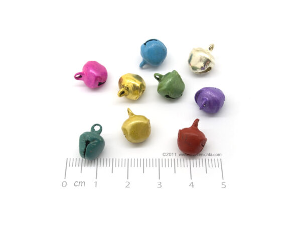Звънчета 9х12mm, халка 2.5mm - 50бр.